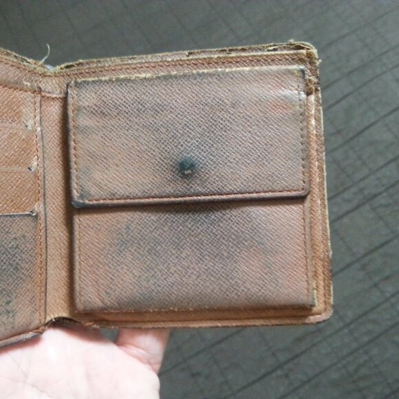 Vintage LV Louis Vuitton Wallet Monogram Bifold Men's Unisex Women's - Picture 12 of 16